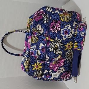 Vera Bradley Grand Traveler Retired African Violet Nwt